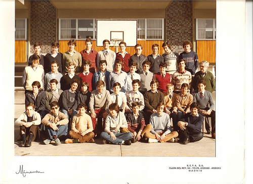 la D, curso 80-81